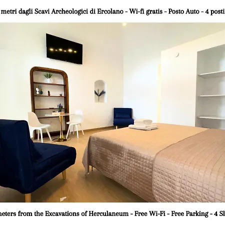 Ercolano Scavi - Casa Privata Con Wi-Fi E Posto Auto A 10 Minuti Dagli Scavi Archeologici Apartment Exterior photo